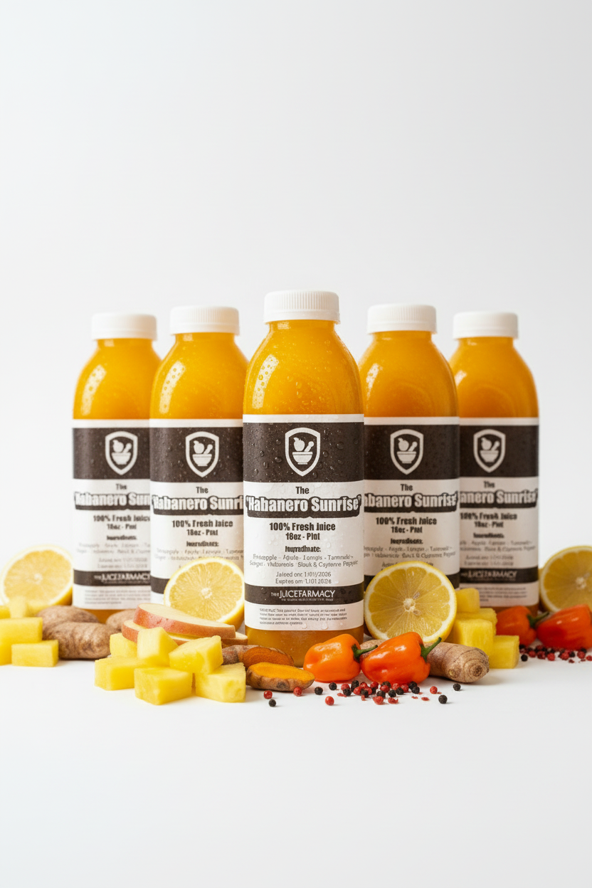 Habanero Sunrise - Weekly Program 7 Cold-Pressed Juices