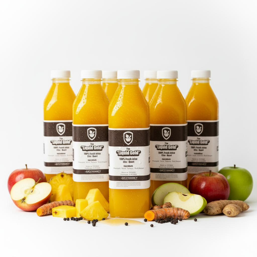 Liquid Gold - Weekly Program: 7 Cold-Pressed Juices