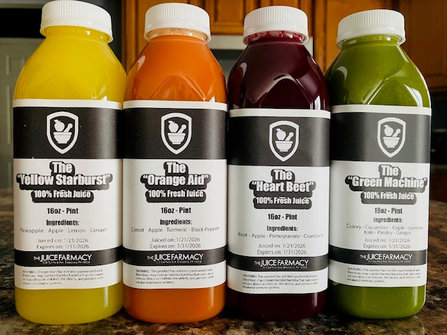 3-DAY CLEANSE: 12 Cold Pressed Fresh Juices