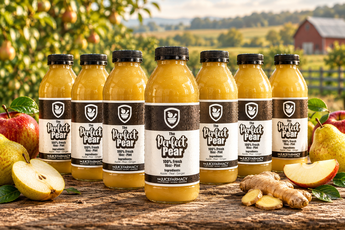 Perfect Pear - Weekly Program: 7 Cold-Pressed Fresh Juices