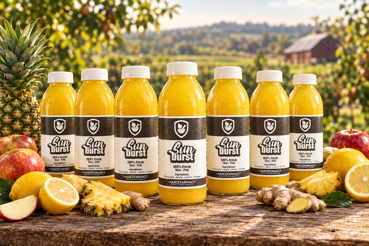 Sunburst - Weekly Program: 7 Cold-Pressed Fresh Juices
