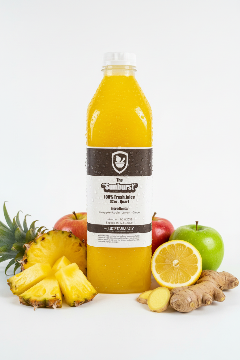Sunburst - Weekly Program: 7 Cold-Pressed Fresh Juices