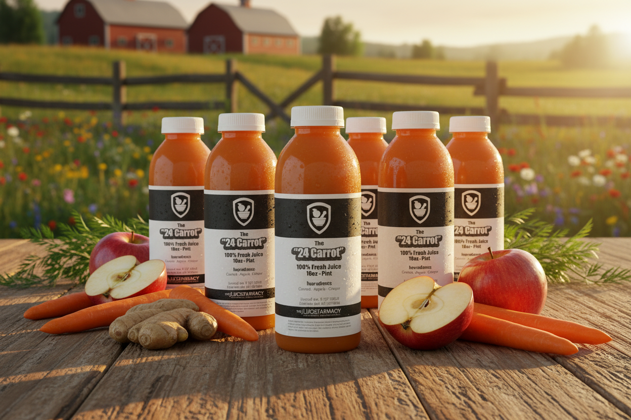 24 Carrot: Weekly Program - 7 Cold-Pressed Juices